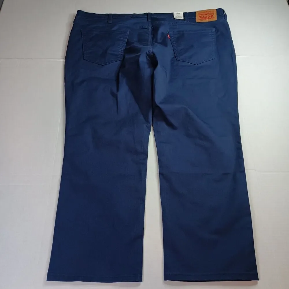 Levi's 541 Jeans Men's 48x29 Blue Athletic Taper Fit Stretch‎ Sits At Waist